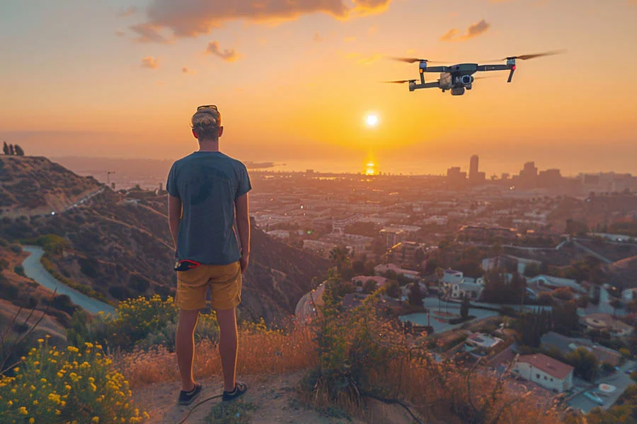 camera drone remote control